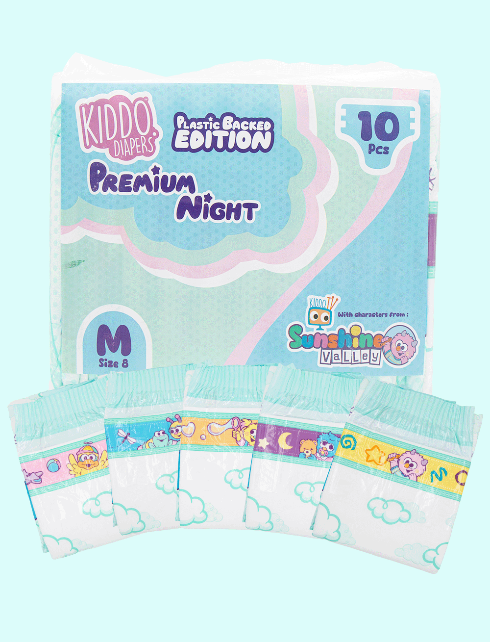 Kiddo Premium Night Plastic Edition - Kiddo Diapers USA