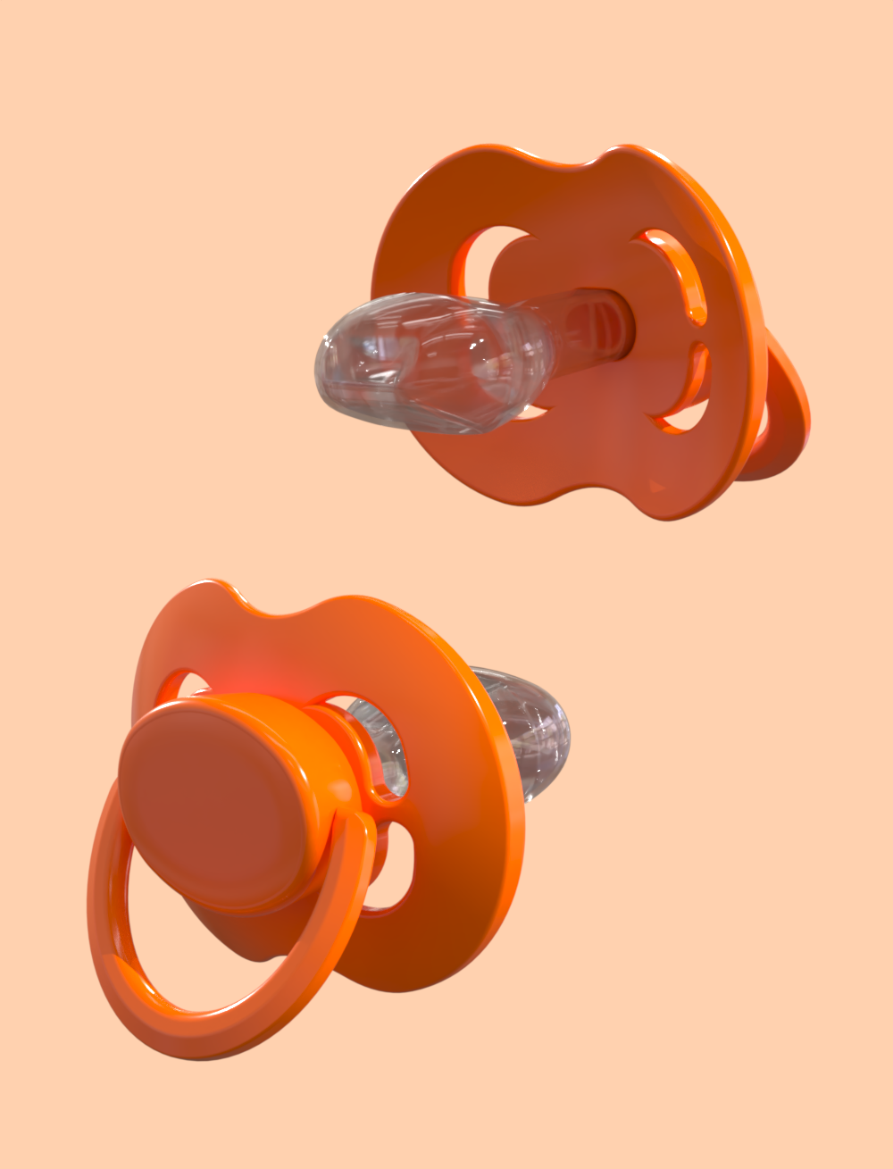 Kiddo XXL Pacifier (plain color)
