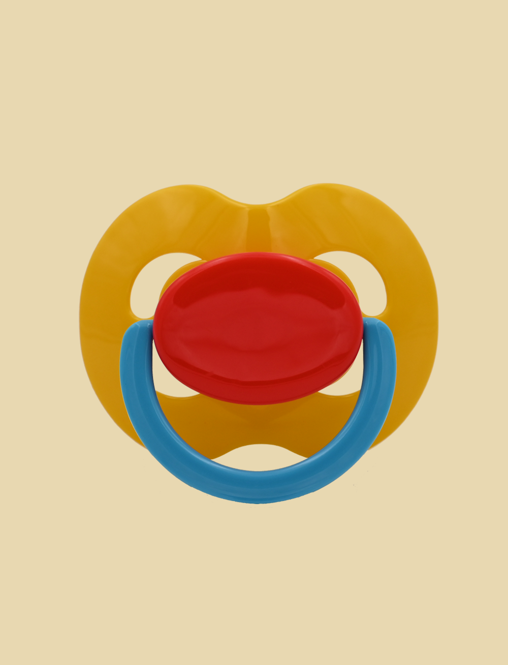 Yellow Red light blue Pacifier Kiddo XXL Pacifier