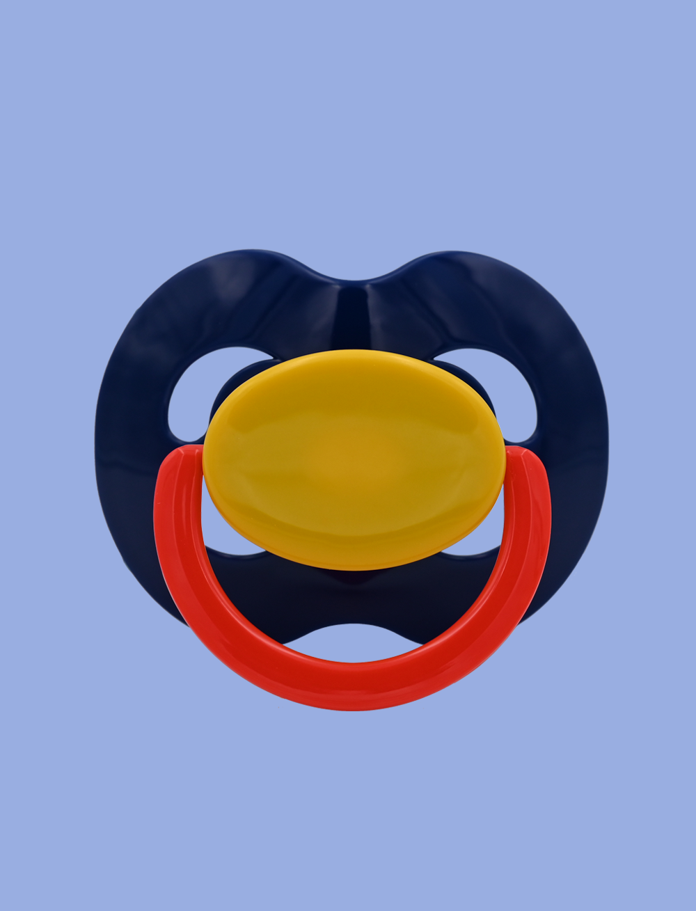 Kiddo XXL Pacifier  Dark blue yellow