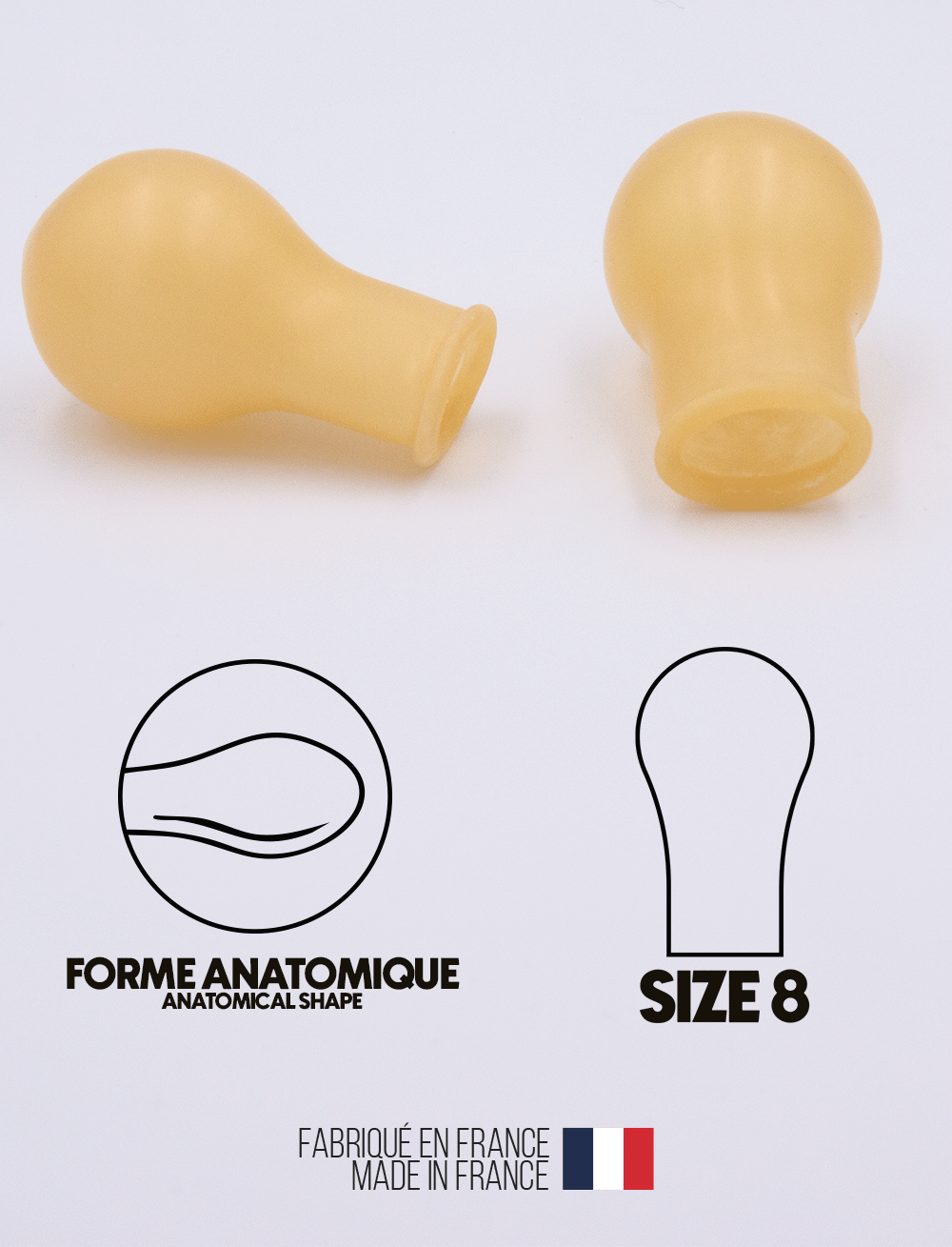 Size 8 Latex Anatomical Adult Pacifier Teats