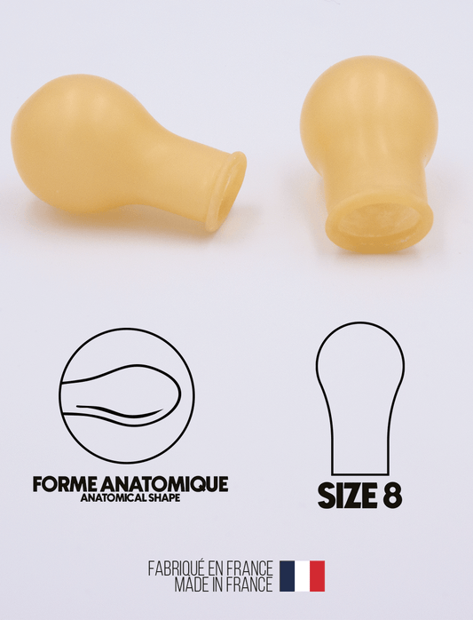 Size 8 Latex Anatomical Adult Pacifier Teats